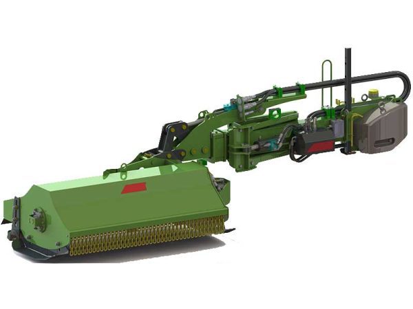 braccio laterale con falciatore per sterpaglie