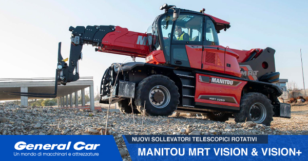 Nuovi sollevatori telescopici rotativi manitou